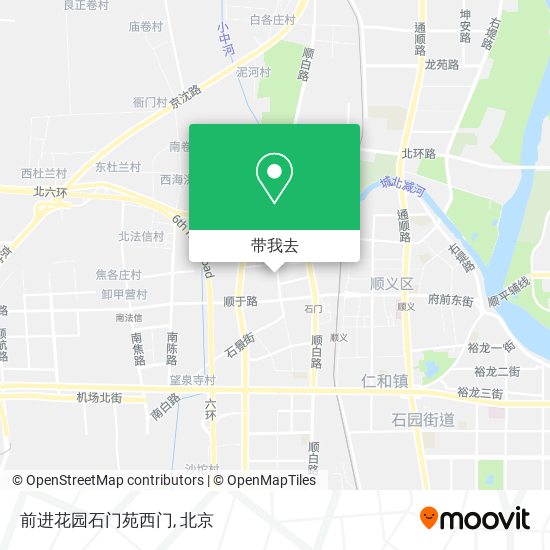 前进花园石门苑西门地图