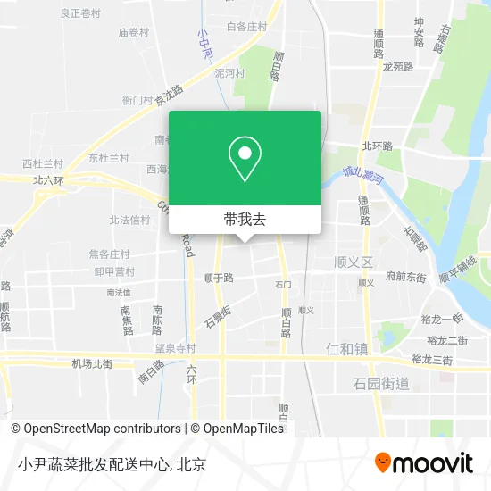 小尹蔬菜批发配送中心地图