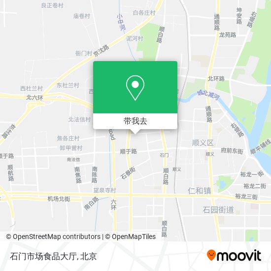 石门市场食品大厅地图