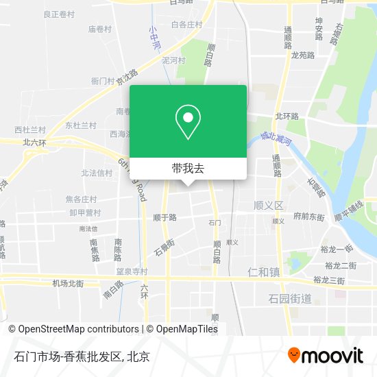 石门市场-香蕉批发区地图