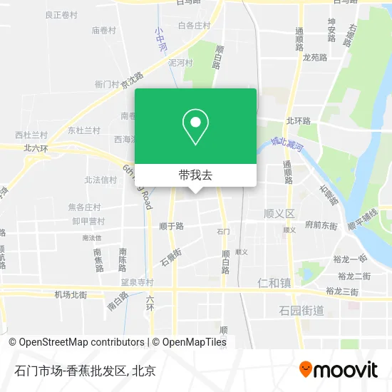 石门市场-香蕉批发区地图