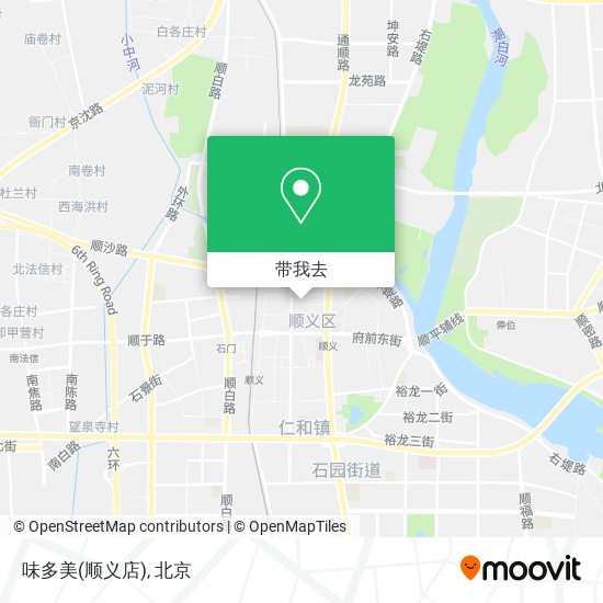 味多美(顺义店)地图