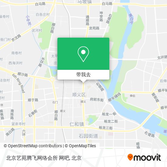 北京艺苑腾飞网络会所 网吧地图