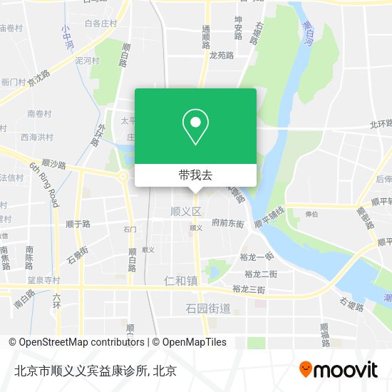 北京市顺义义宾益康诊所地图