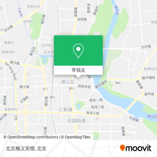 北京顺义宾馆地图