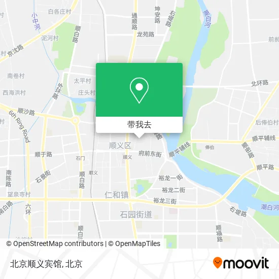 北京顺义宾馆地图