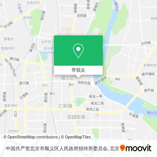 中国共产党北京市顺义区人民政府招待所委员会地图