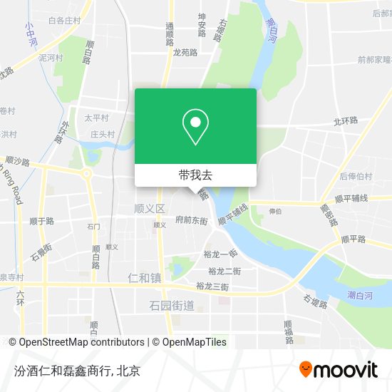 汾酒仁和磊鑫商行地图