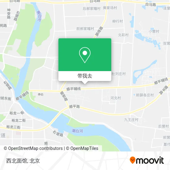 西北面馆地图