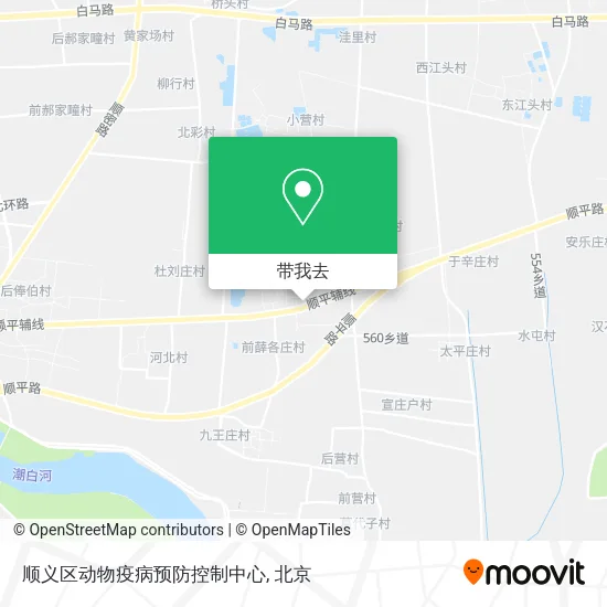 顺义区动物疫病预防控制中心地图