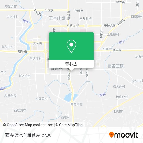 西寺渠汽车维修站地图