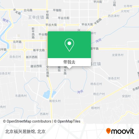 北京福兴居旅馆地图