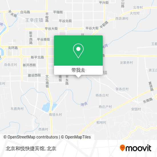 北京和悦快捷宾馆地图