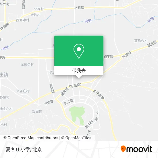 夏各庄小学地图