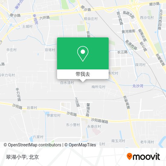 翠湖小学地图