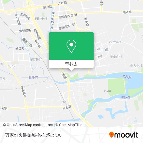 万家灯火装饰城-停车场地图