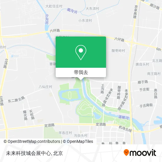 未来科技城会展中心地图