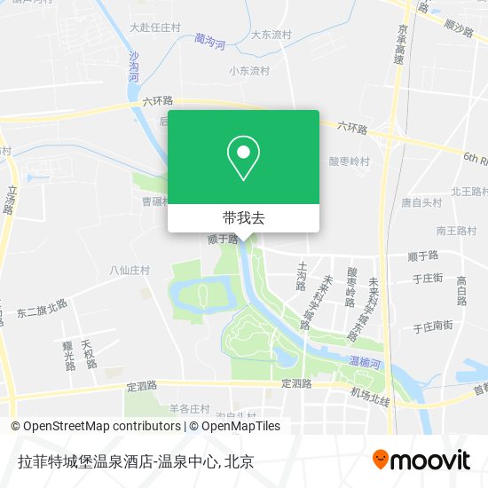 拉菲特城堡温泉酒店-温泉中心地图