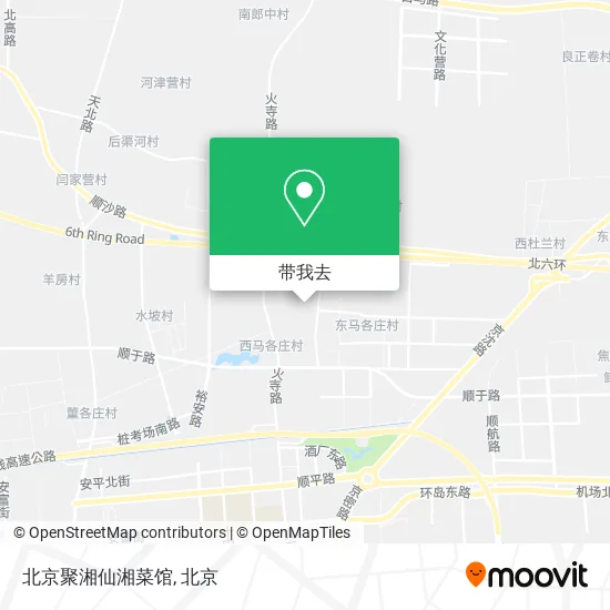 北京聚湘仙湘菜馆地图