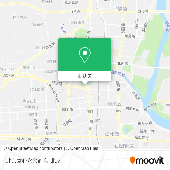 北京意心永兴商店地图