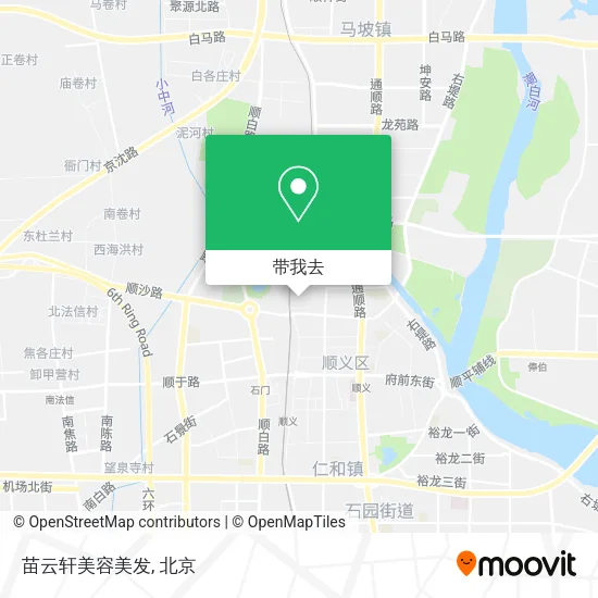 苗云轩美容美发地图