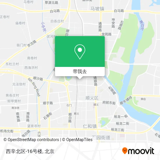 西辛北区-16号楼地图