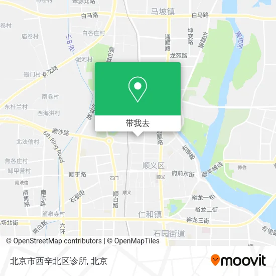 北京市西辛北区诊所地图