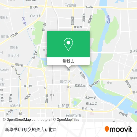 新华书店(顺义城关店)地图
