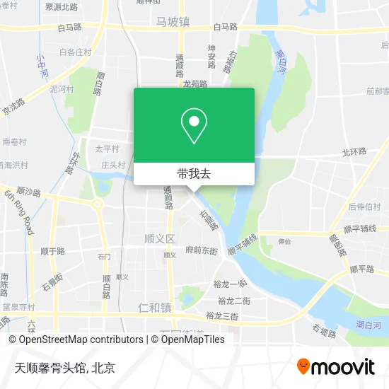 天顺馨骨头馆地图