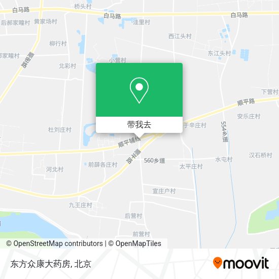 东方众康大药房地图