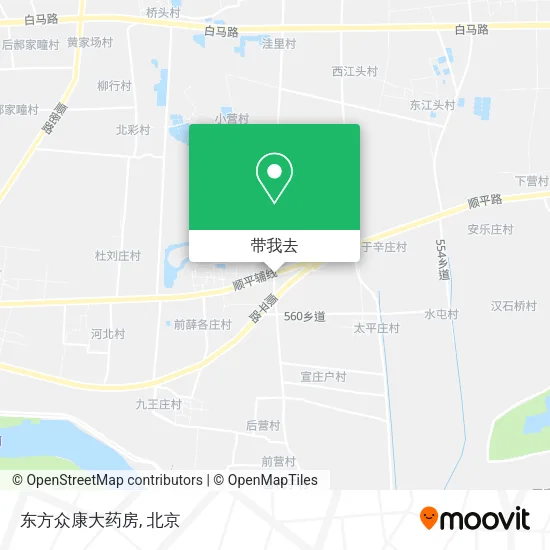 东方众康大药房地图