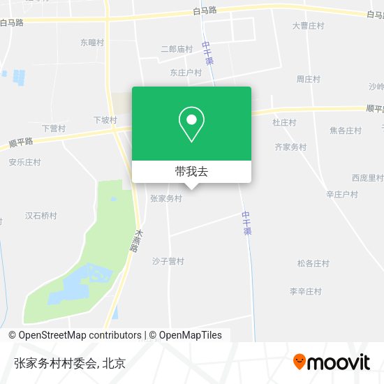 张家务村村委会地图