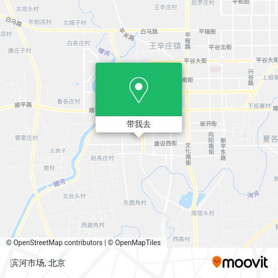 滨河市场地图