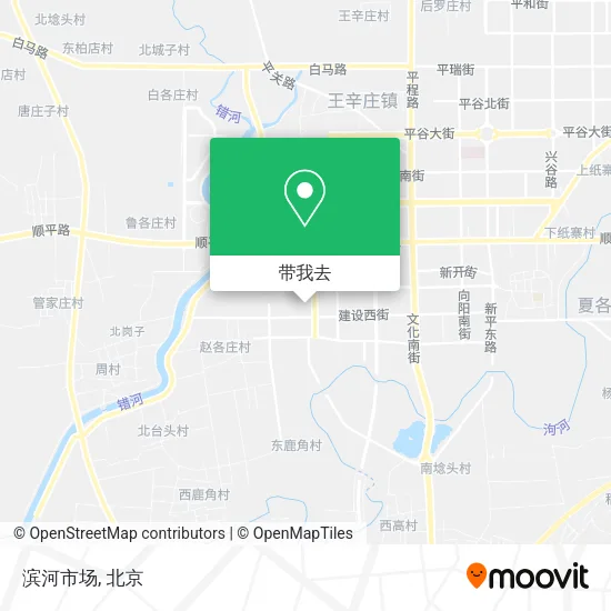 滨河市场地图