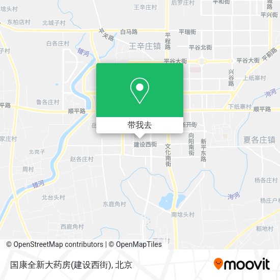 国康全新大药房(建设西街)地图