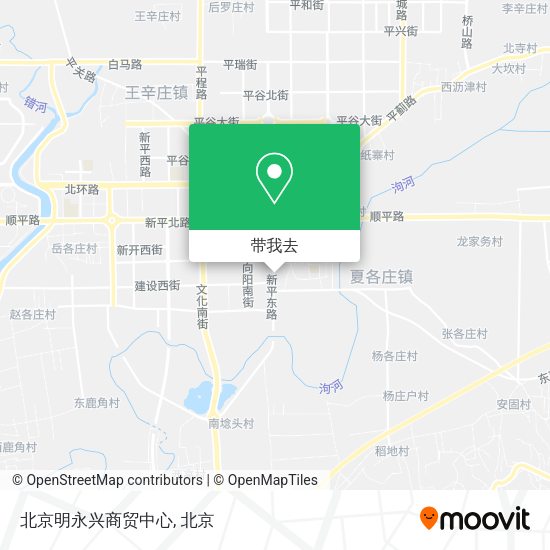 北京明永兴商贸中心地图
