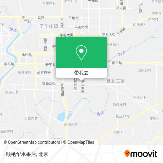 顺艳华水果店地图