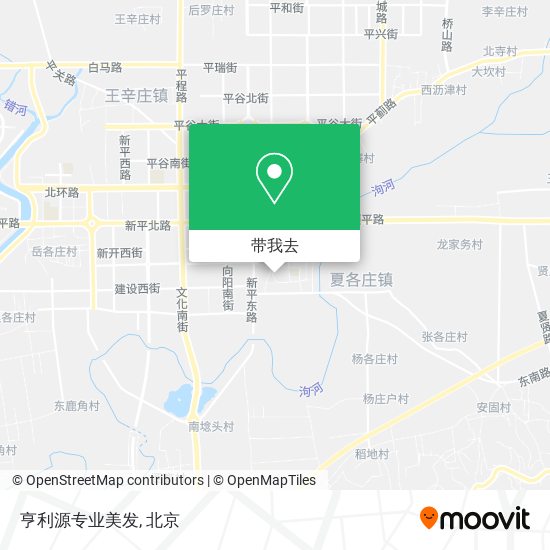 亨利源专业美发地图