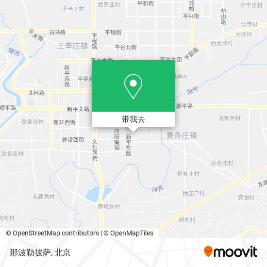 那波勒披萨地图