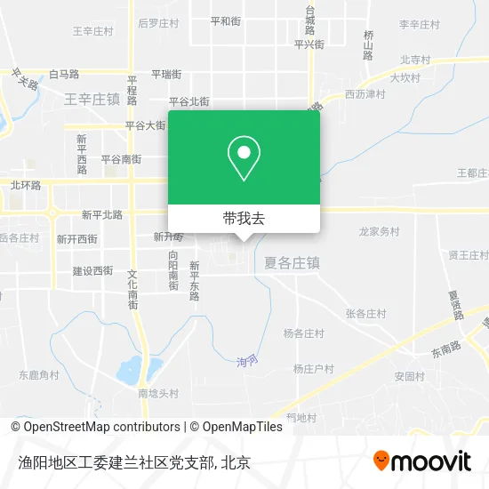 渔阳地区工委建兰社区党支部地图