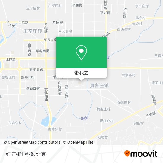 红庙街1号楼地图