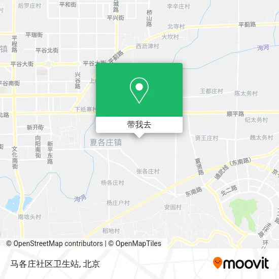 马各庄社区卫生站地图