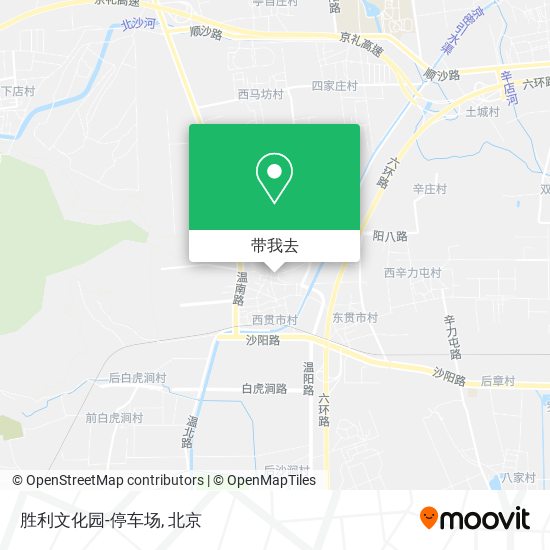 胜利文化园-停车场地图