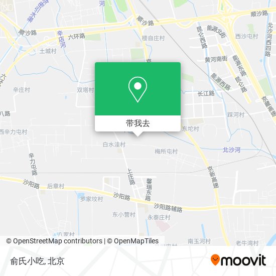 俞氏小吃地图