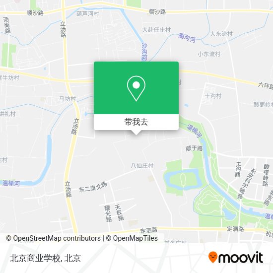 北京商业学校地图