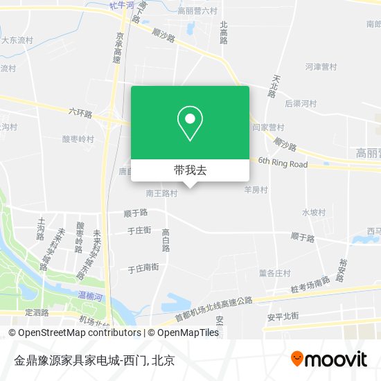 金鼎豫源家具家电城-西门地图