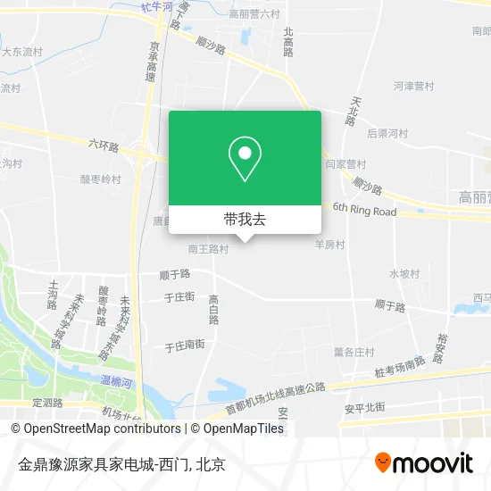 金鼎豫源家具家电城-西门地图