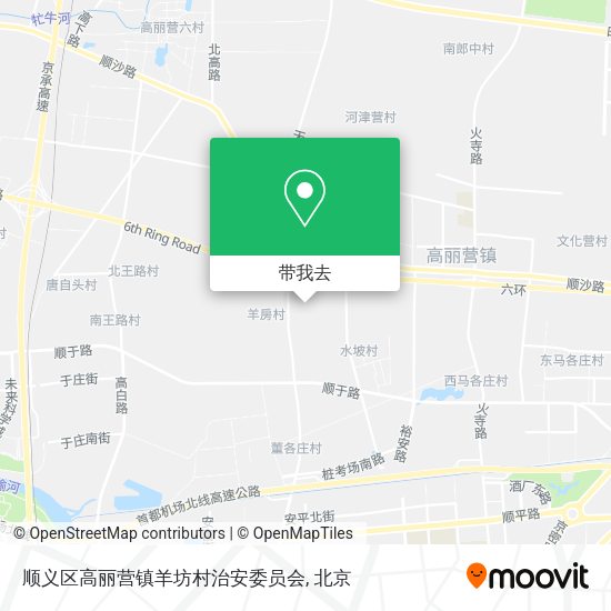 顺义区高丽营镇羊坊村治安委员会地图