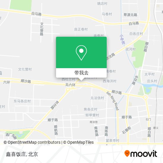 鑫喜饭庄地图