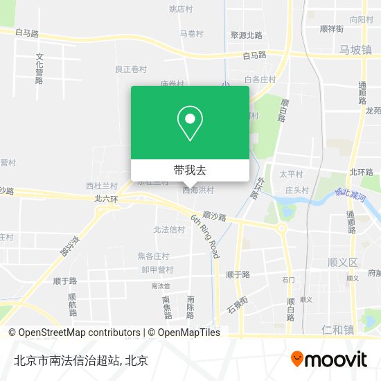 北京市南法信治超站地图